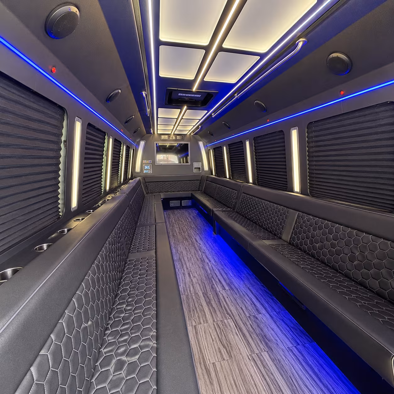 richmond 30 passenger party bus interior